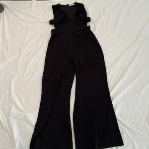 WAYF jumpsuit with small cut out slits on the sides